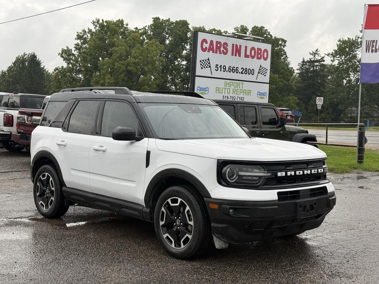 White 2021 Ford Bronco Sport SUV / Crossover All-Wheel Drive Automatic