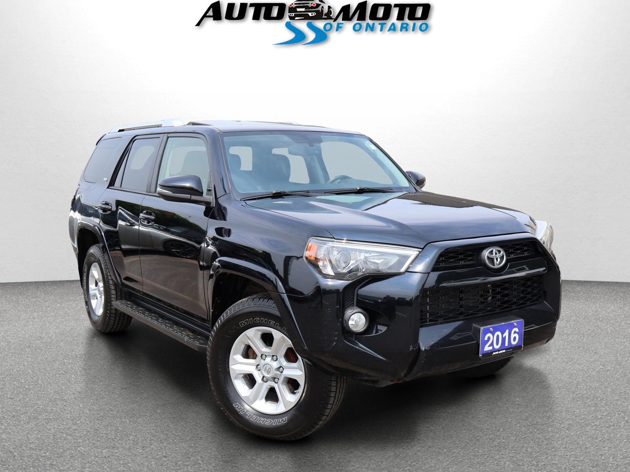 Used 2016 Toyota 4Runner PREMIUM 4WD CERTIFIED *1 OWNER*ACCIDENT FREE*2nd WINTER* CAMERA NAV BLUETOOTH LEATHER HEATED SEATS SUNROOF CRUISE ALLOYS for sale in Burlington, ON