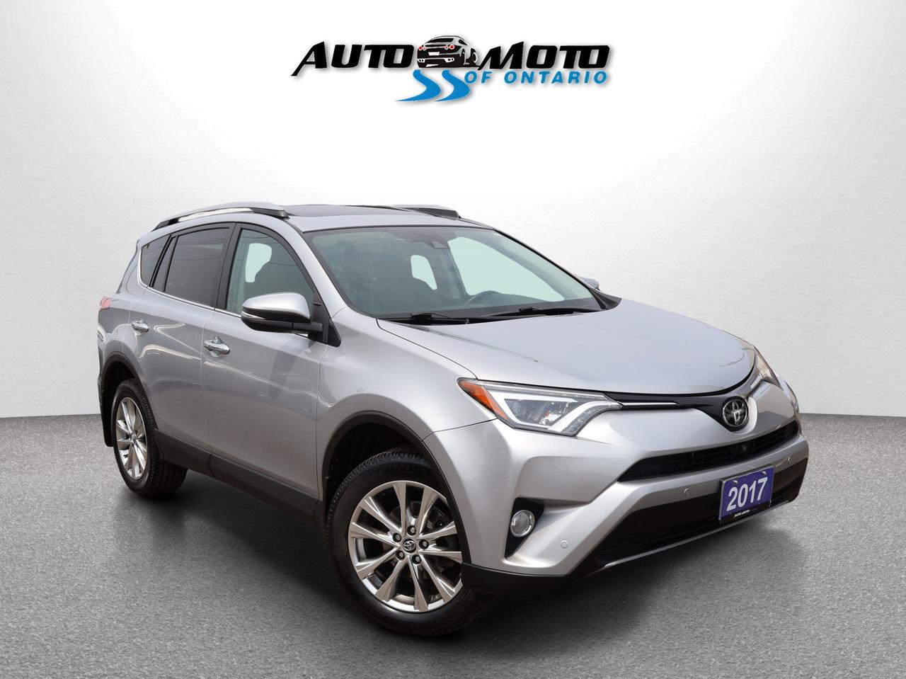 2017 Toyota RAV4 LIMITED AWD CERTIFIED *1 OWNER*ACCIDENT FREE*2nd WINTER* CAMERA NAV BLUETOOTH LEATHER HEATED SEATS SUNRTOOF CRUISE ALLOYS - Photo #1