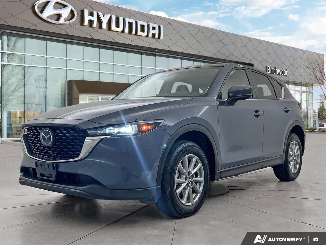 Winnipegs #1 Hyundai Dealer for 6 consecutive years and now Canadas 2026 Dealer of the Year! Come and See Why! 

We believe the first step to a great customer experience is transparent pricing and payments. Also, we offer a complete online and in-store experience, we allow you to shop the way you want! Easy quotes with no pressure!

Thank you for viewing our inventory online, we would love the opportunity to provide you with more information, photos, or a customized video! Please just ask!
This 2025 Mazda CX-5 GS AWD checks every box for families and adventure-seekers alike  accident-free with a clean CARFAX, one previous owner, and just 28,300 km on the clock. Packed with premium comfort and safety tech, it delivers a refined driving experience that punches well above its price point.

- Clean CARFAX & One-Owner history  well-maintained and worry-free
- AWD with Mazdas 2.5L SKYACTIV-G engine and 6-speed automatic transmission
- Heated leatherette front seats (3 settings) with 6-way power driver seat
- Mazda Radar Cruise Control (MRCC) with Stop & Go for confident highway driving
- Power liftgate for hands-free rear cargo access
- Dual-zone automatic climate control and heated leather steering wheel
- 10.25 colour display with Mazda Connect, Apple CarPlay & Android Auto
- Advanced Blind Spot Monitoring, Rear Cross Traffic Alert, Lane-Keep Assist, and Collision Mitigation-Front

Ready to make it yours? Visit us at Birchwood Hyundai  Winnipegs #1 Hyundai Dealer for 6 consecutive years and Canadas 2026 Dealer of the Year. Reserve this vehicle online, start your purchase from home, or book a test drive at birchwoodhyundai.com. Our team is here to make the process simple, transparent, and pressure-free.
All Used Vehicles at Birchwood Hyundai include: 

*Full Multi-point Inspection 
*Free CARFAX vehicle report 
*Full tank of gas 
*Detailed cleaning 

Want a better look at a part or feature of this vehicle? Contact us and we can provide you a personalized video to show you in detail!

Experience award winning service at Birchwood Hyundai on McPhillips today and see why we are the Dealer of the Year and the #1 Certified Pre-Owned Hyundai dealership in Western Canada!

Dealer permit #4423
Dealer permit #4423