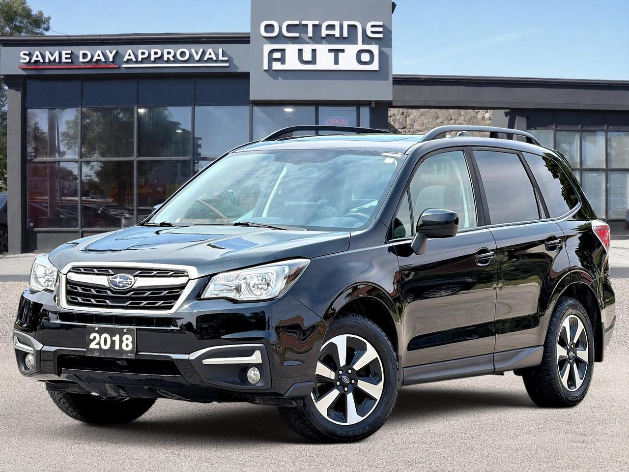 <p>Forester Touring 2.5i AWD | Power sunroof | Fuel efficient | Heated front seats | Backup camera | Bluetooth connectivity | Steering wheel audio controls | Dual zone climate control | X-Mode | Hill descent control | Roof rails | Alloy wheels | Spacious cargo area | Well maintained | Fuel economy approx 9.2 L/100km city / 7.4 L/100km highway | Great for Canadian weather</p><p class=p2>Available Now at Octane Used Cars!</p><p class=p2>1850 Lawrence Ave E, Scarborough, ON M1R 2Y4</p><p class=p2>Call us today to book your test drive!</p><p class=p2><strong>CERTIFICATION</strong></p><p class=p2>All our vehicles go through a comprehensive safety inspection that exceeds industry standards. Certification includes a full inspection, oil change, and professional detailing before delivery. Vehicles are not drivable if not certified and not e-tested. A certification package is available for $699. Trade-ins welcome. All vehicles are subject to HST, licensing fees, and a $22 OMVIC fee.</p><p class=p2><strong>FINANCING</strong></p><p class=p2>Good credit, bad credit, or no credit we can help. Instant approvals available with flexible plans tailored to your needs. Financing deals are subject to an admin fee.</p><p class=p2><strong>WARRANTY</strong></p><p class=p2>This vehicle qualifies for extended warranty options. Our team can help you choose the right coverage.</p><p class=p2><strong>PRICE</strong></p><p class=p2>At Octane Used Cars, we offer fair, transparent, no-haggle pricing. We monitor the market to keep our vehicles priced competitively, giving you the best value with a no-pressure buying experience.</p>