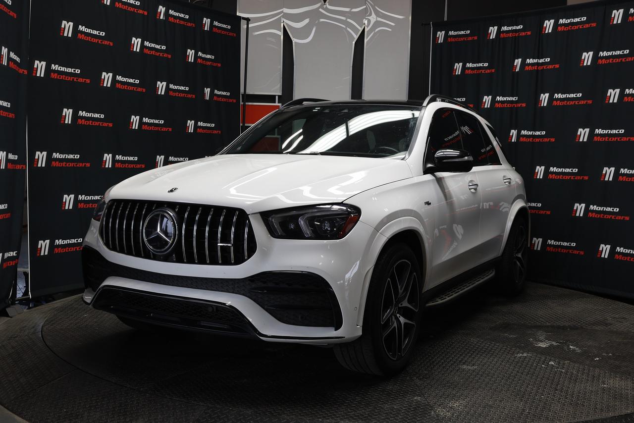 <p>Special Finance Price: $59,999 | Cash Price: $61,499</p><p>2022 Mercedes-AMG GLE 53 4MATIC+ comes exceptionally equipped with Panoramic Sunroof, Head-Up Display, Burmester&reg; Surround Sound System, Heated & Ventilated Front Seats, Heated Rear Seats, Heated Steering Wheel, Premium Nappa Leather Interior, Navigation, Apple CarPlay & Android Auto, 360&deg; Surround View Camera, Backup Camera, Front & Rear Parking Sensors, Blind Spot Assist, Lane Keeping Assist, Adaptive Cruise Control, AMG Dynamic Select Drive Modes, Wireless Charging, Ambient Interior Lighting, Power Front Seats with Memory, Keyless GO, Push Button Start, Power Liftgate, Dual-Zone Automatic Climate Control, LED Intelligent Light System, AMG Performance Exhaust System, AMG Sport Steering Wheel, AMG Alloy Wheels, and much more.</p><p>Odometer: 125,000 KM.</p><p>Call Us: (416) 766-6226</p><p>Monaco Motorcars Inc.</p><p>Location: 112 King St, Barrie, ON</p><p>Business Hours:</p><p>Monday - Friday: 8am - 6pm</p><p>Saturday: 10am - 5pm</p><p>Sunday : 10am - 3pm</p><p>www.monacomotorcars.com</p><p>All our vehicles go through an Ontario Standard Certification Inspection where we make sure the car is safe so you don&rsquo;t have to. An additional cost of $999 will be applied to all Certified vehicles. If not certified as per OMVIC regulations vehicle is not drivable, not certified and not e-tested. Each Certified vehicle comes with an Ontario Safety Certification and a 36-day or 2000 KM Safety Warranty. At Monaco Motorcars, we are revolutionizing the car buying experience. Come see the difference. Full vehicle history is disclosed prior to closing a deal because we want you to know everything about your next vehicle. Countless Financing options are available including $0 DOWN!!! (O.A.C.) All credit types welcome! Bad/Good/No Credit, bankruptcy, consumer proposal, new to Canada, student. Hassle-free approvals. No matter what your credit situation is, You Are Approved. Conditions apply. We Accept Trade-Ins! Bring it by for an Appraisal. Multiple extended warranty options are available to choose from.</p><p>We Are Proud To Serve Clients All Over Canada & Ontario - Toronto, Markham, Richmond Hill, Mississauga, Oshawa, Etobicoke, Newmarket, Pickering, Whitby, Ajax, North York, Scarborough, Barrie, Orangeville, Waterloo, Milton, Kitchener, Ottawa, Aurora, London, Kingston, Hamilton, Muskoka, Belleville, Brant, Brantford, Brockville, Cornwall, Windsor, Sudbury, Guelph, Orillia, Sarnia, Timmins, Thunder Bay, Welland, Pembroke, St Catharines, St. Thomas, Thorold, Ottawa, Owen Sound, Haldimand County, Kenora and Niagara Falls.</p><p>PRICES DISPLAYED: HST and licensing fees are not included.</p><p>FINANCING OPTIONS: Enjoy rates as low as 6.99% with $0 down and no payments for 3 months (O.A.C). Our expert financing team partners with major banks and lenders to secure the lowest rates and most flexible terms for your car loan. A $999 documentation fee applies.</p><p>We strive to provide accurate and up-to-date listing information; however, Monaco Motorcars is not responsible for any errors, omissions, or typographical mistakes. Prices are subject to change without notice. Please contact us to confirm details.</p>