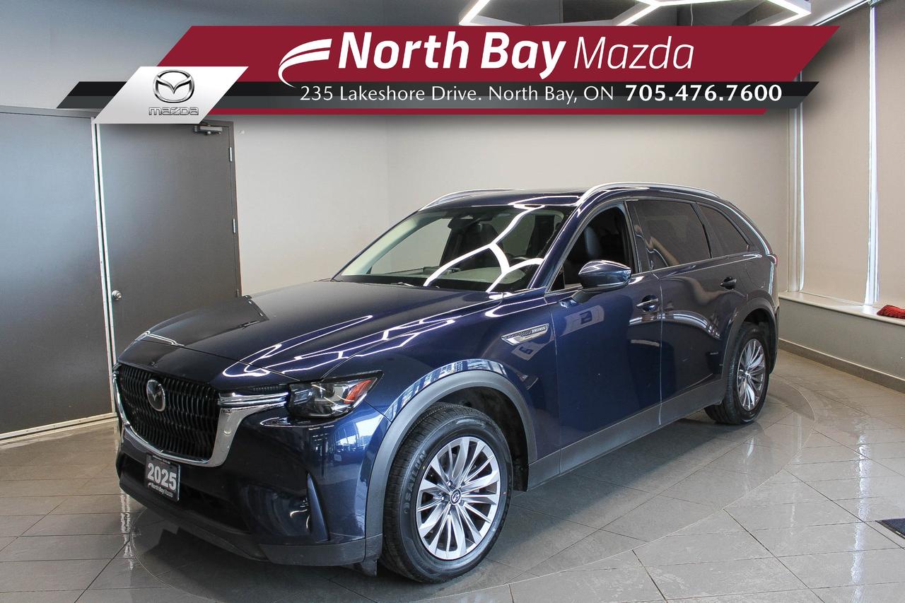 Used 2025 Mazda CX-90 MHEV GS-L HEATED SEATS/STEERING WHEEL - ADAPTIVE CRUISE CONTROL - CLEAN CARFAX! for sale in North Bay, ON