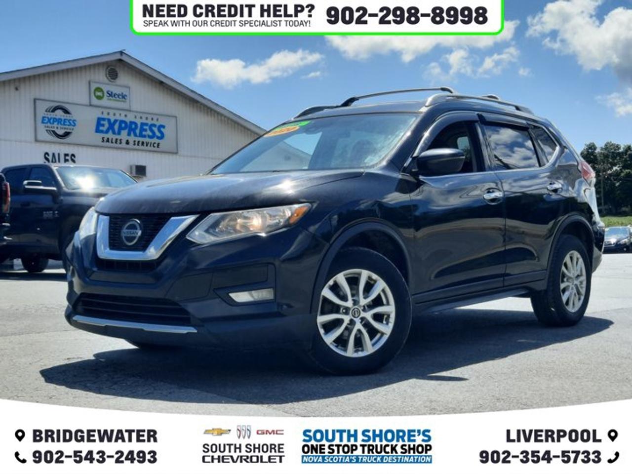 Recent Arrival! Black 2020 Nissan Rogue SV For Sale, Bridgewater AWD CVT with Xtronic 2.5L 4-Cylinder DOHC 16V Clean Car Fax, AWD, ABS brakes, Air Conditioning, Alloy wheels, Brake assist, CD player, Delay-off headlights, Driver door bin, Driver vanity mirror, Electronic Stability Control, Front Bucket Seats, Front fog lights, Fully automatic headlights, Heated door mirrors, Illuminated entry, Low tire pressure warning, Occupant sensing airbag, Outside temperature display, Overhead airbag, Overhead console, Power door mirrors, Power steering, Power windows, Rear window defroster, Remote keyless entry, Security system, Speed control, Speed-sensing steering, Split folding rear seat, Tachometer, Telescoping steering wheel, Traction control, Trip computer, Turn signal indicator mirrors, Variably intermittent wipers.