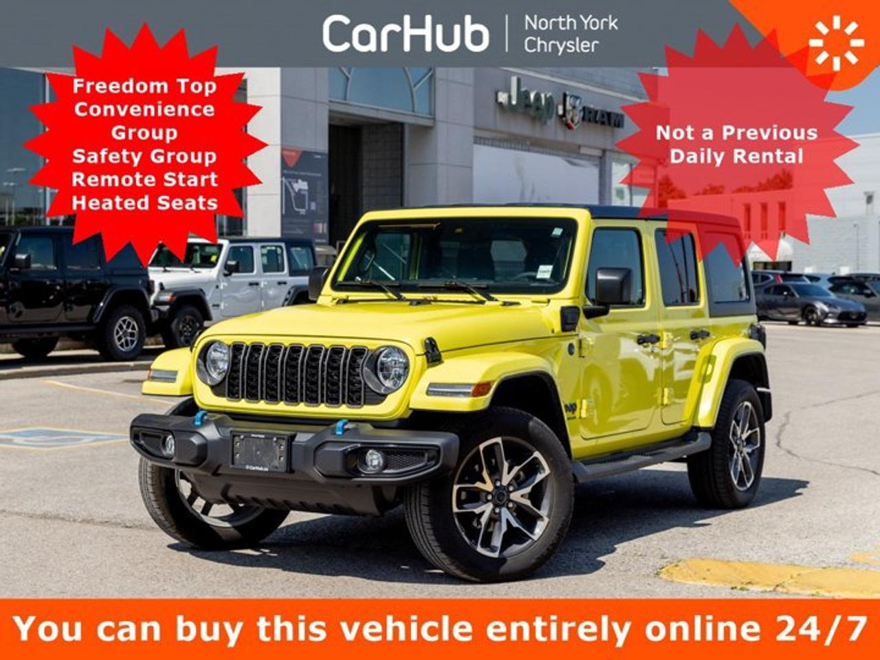 2024 Jeep Wrangler 4xe Sport S Freedom Top Convenience Group Safety Group Remote Start Heated Seats Photo