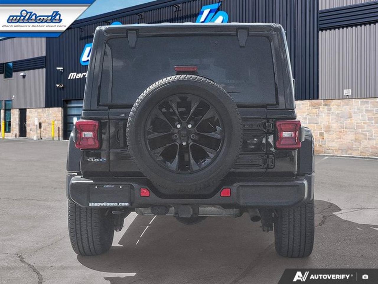 2021 Jeep Wrangler 4xe Unlimited Sahara | PHEV | Leather | Tow Pkg | Nav | CarPlay + Android | Rear Camera | and More ! Photo