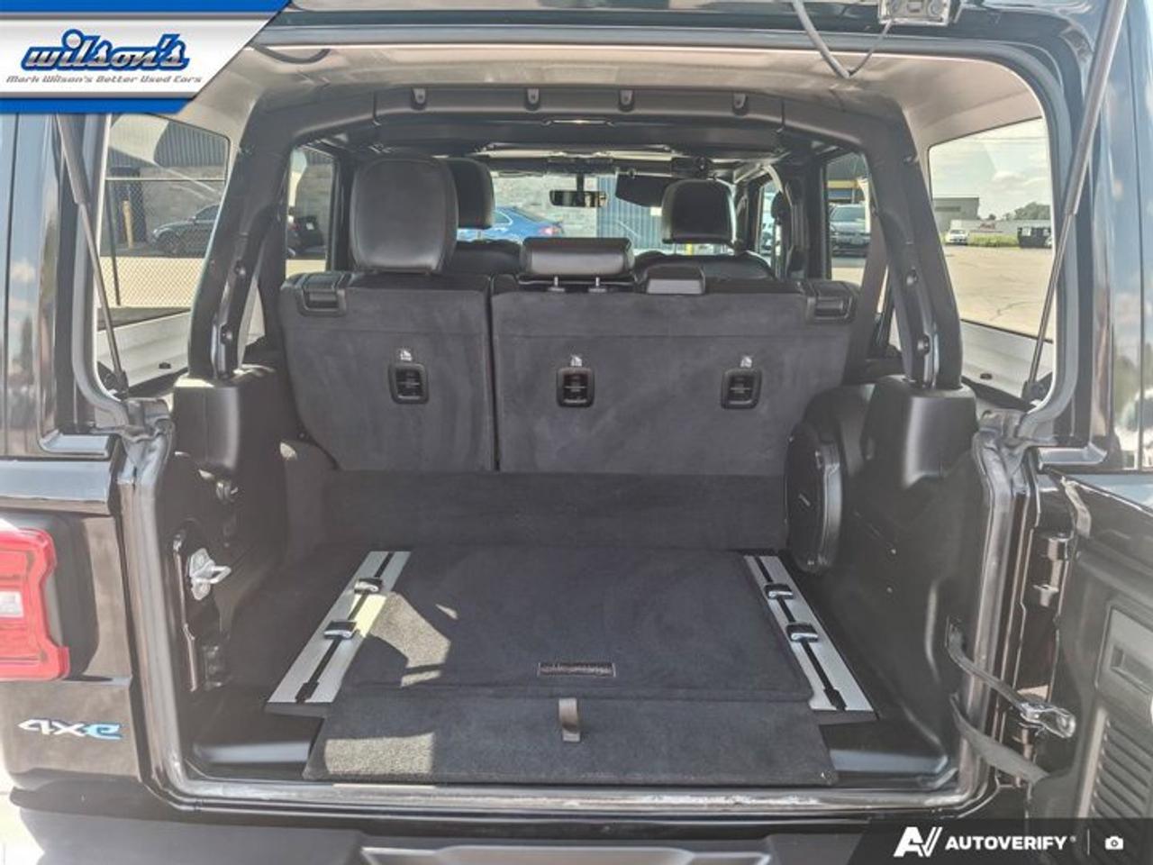 2021 Jeep Wrangler 4xe Unlimited Sahara | PHEV | Leather | Tow Pkg | Nav | CarPlay + Android | Rear Camera | and More ! Photo