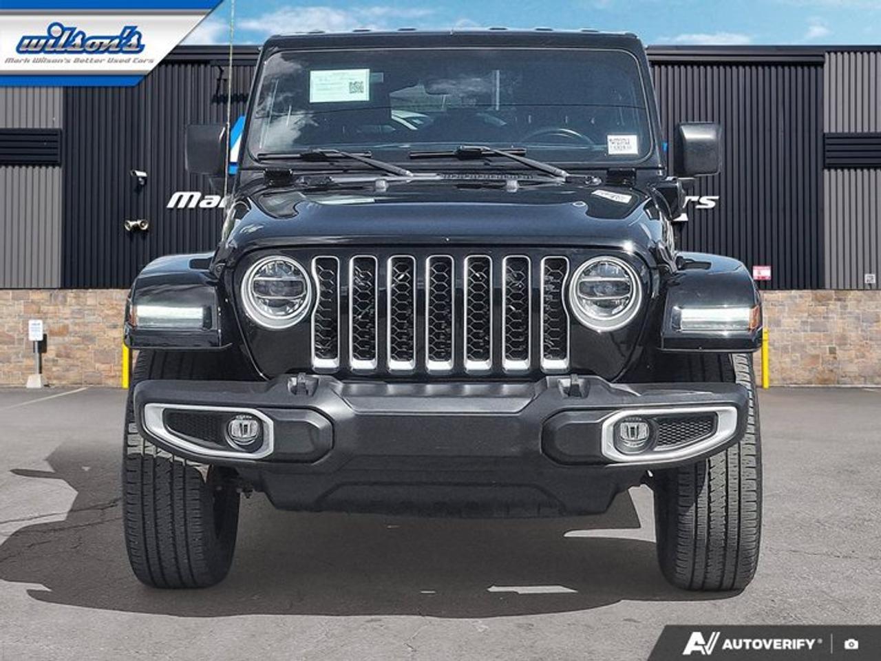 2021 Jeep Wrangler 4xe Unlimited Sahara | PHEV | Leather | Tow Pkg | Nav | CarPlay + Android | Rear Camera | and More ! Photo