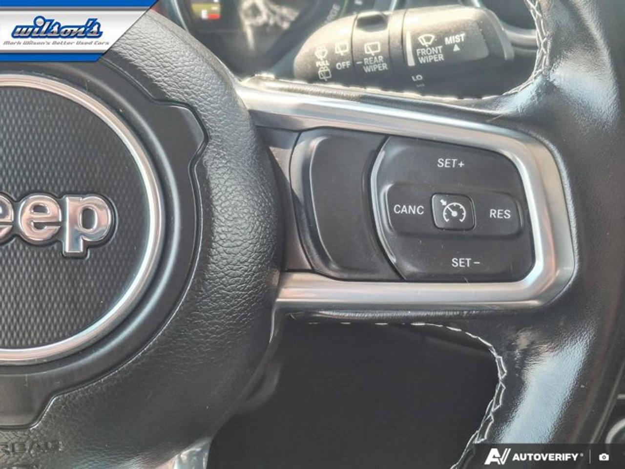 2021 Jeep Wrangler 4xe Unlimited Sahara | PHEV | Leather | Tow Pkg | Nav | CarPlay + Android | Rear Camera | and More ! Photo