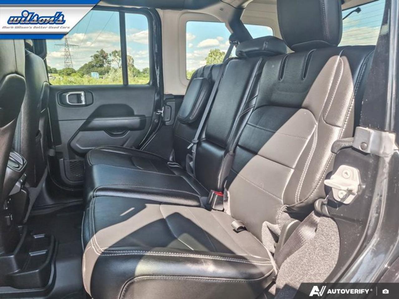 2021 Jeep Wrangler 4xe Unlimited Sahara | PHEV | Leather | Tow Pkg | Nav | CarPlay + Android | Rear Camera | and More ! Photo