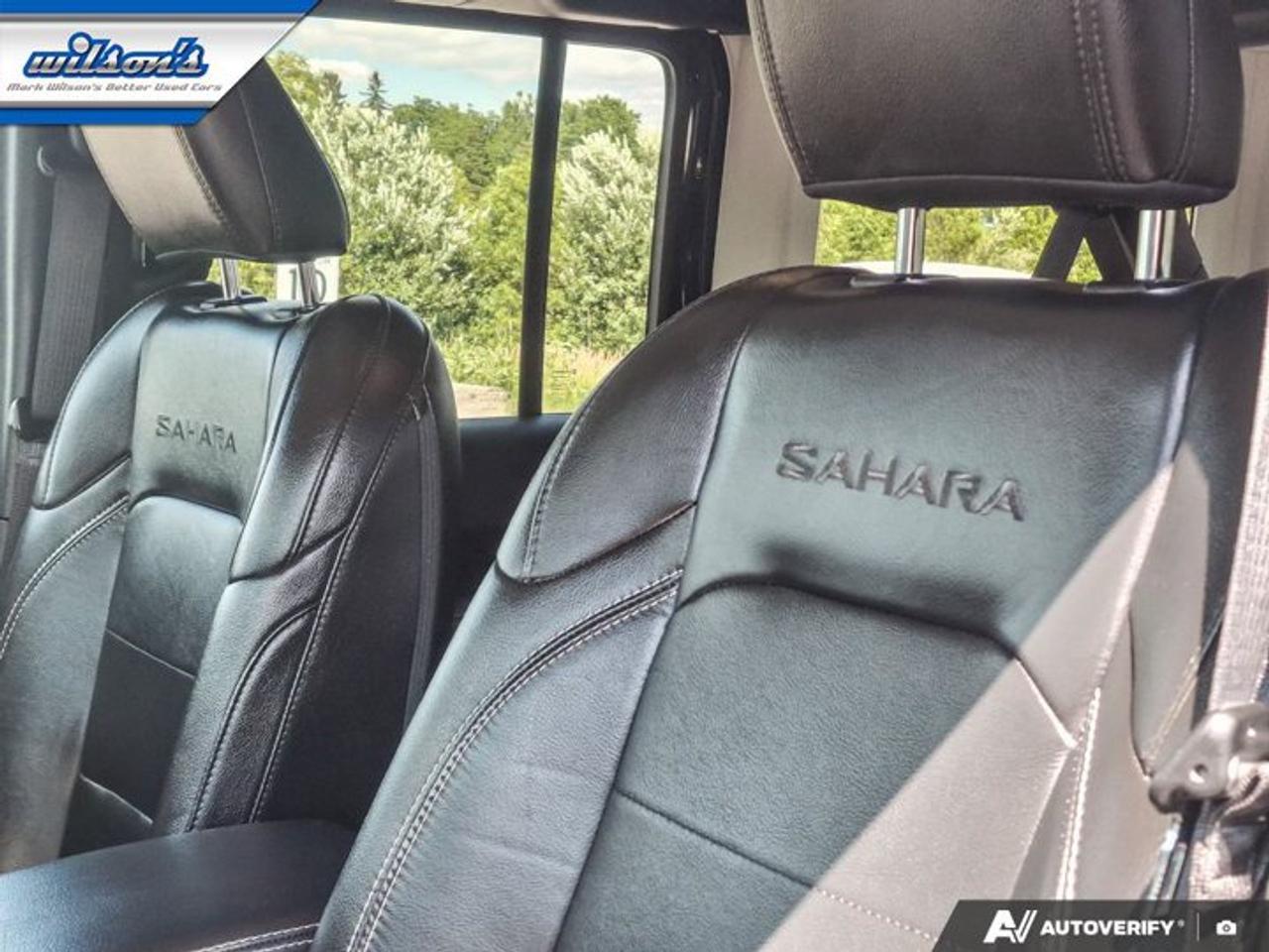2021 Jeep Wrangler 4xe Unlimited Sahara | PHEV | Leather | Tow Pkg | Nav | CarPlay + Android | Rear Camera | and More ! Photo