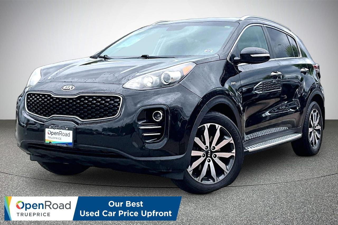 Enjoy confident AWD capability, modern comfort, and everyday versatility with this 2017 Kia Sportage EX AWD. The EX trim includes leather seating, panoramic sunroof, heated front and rear seats, heated steering wheel, dual zone climate control, power drivers seat, smart key with push button start, and advanced safety features for added peace of mind. Stylish, capable, and ready for every adventure, this Sportage is waiting for you. Come take it for a test drive today! Drive away with confidence from OpenRoad Toyota Abbotsford! Get our TruePrice upfront with no haggling and no hassle. Every OpenRoad Certified vehicle is fully inspected and backed by a Carfax history report. Visit us today at 30210 Automall Drive in Abbotsford or call now to book your test drive and get behind the wheel!  List Price subject to $595 Documentation Fee, $499 Lease/Finance Fee, and applicable taxes. VSA Dealer #40643