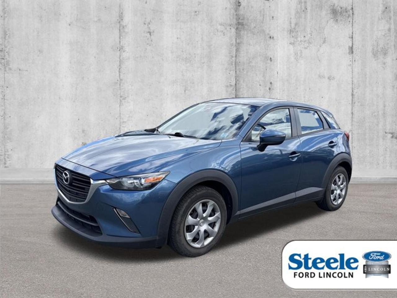 Blue2019 Mazda CX-3 GXFWD 6-Speed Automatic SKYACTIV®-G 2.0L 4-Cylinder DOHC 16VVALUE MARKET PRICING!!.Awards:* 2019 KBB.com Brand Image AwardsALL CREDIT APPLICATIONS ACCEPTED! ESTABLISH OR REBUILD YOUR CREDIT HERE. APPLY AT https://steeleadvantagefinancing.com/6198 We know that you have high expectations in your car search in Halifax. So if youre in the market for a pre-owned vehicle that undergoes our exclusive inspection protocol, stop by Steele Ford Lincoln. Were confident we have the right vehicle for you. Here at Steele Ford Lincoln, we enjoy the challenge of meeting and exceeding customer expectations in all things automotive.