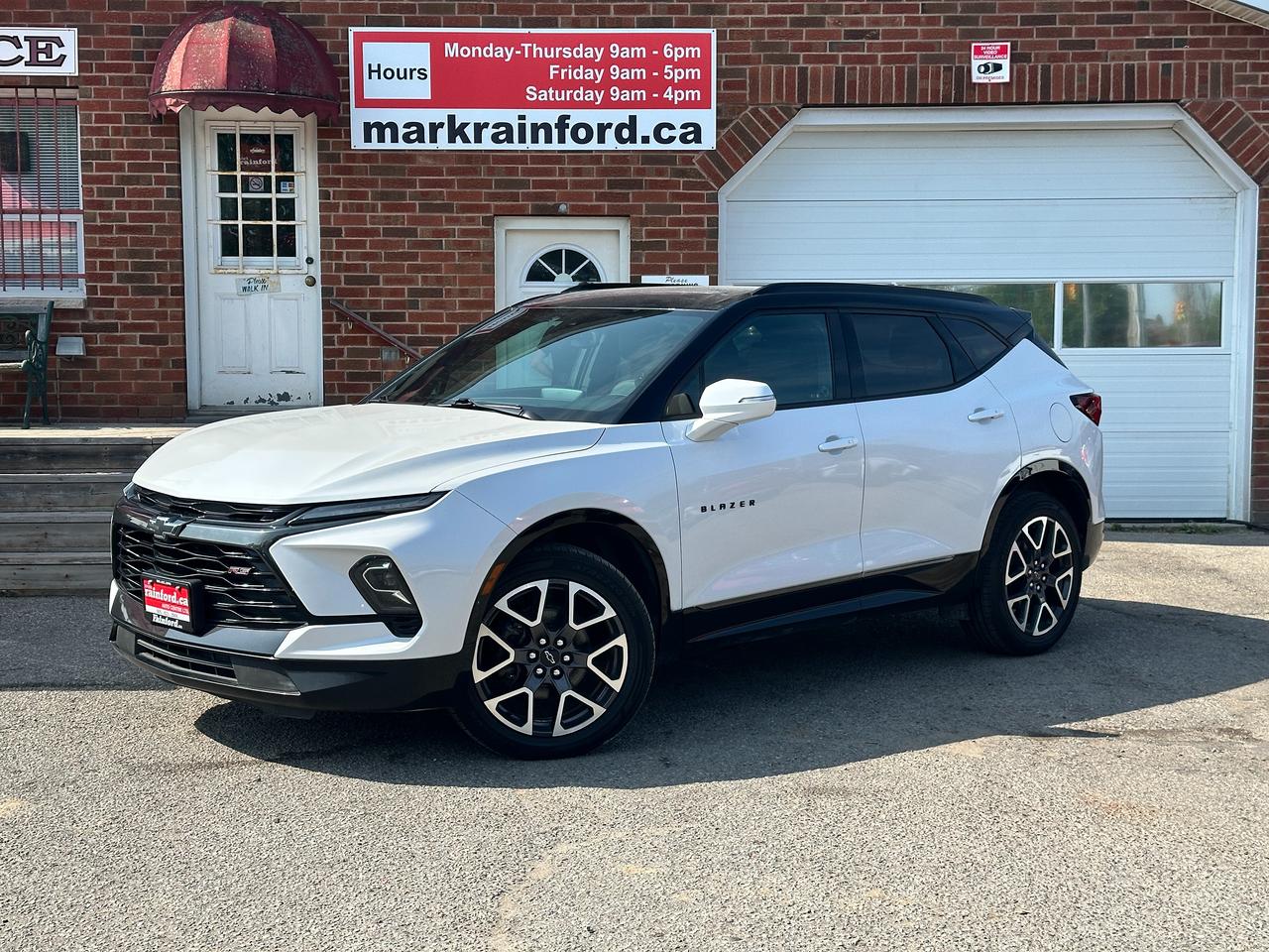 Used 2023 Chevrolet Blazer RS AWD V6 HeatedCloth NAV CarPlay PanoRoof XM BOSE for sale in Bowmanville, ON