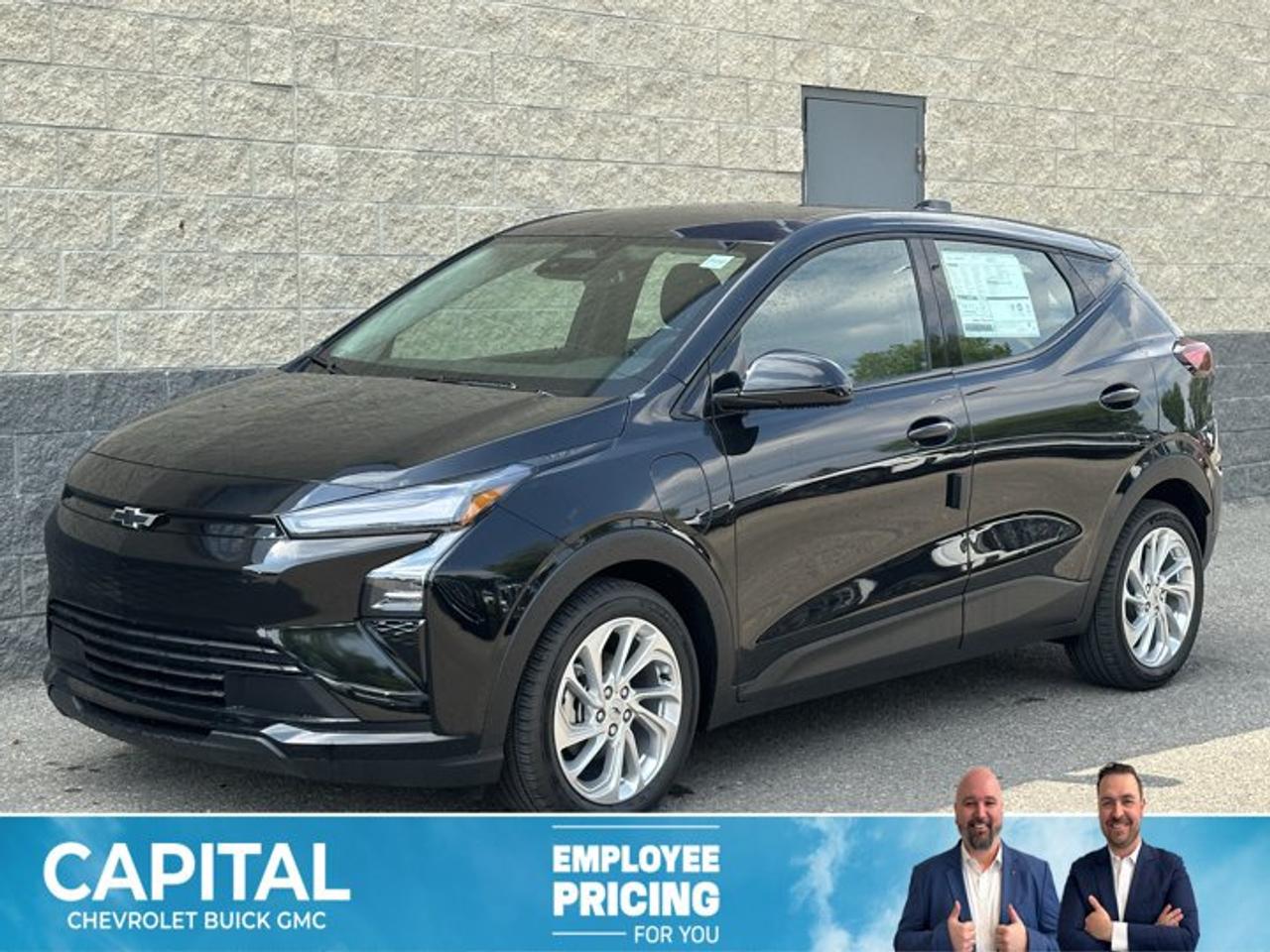 This Chevrolet Bolt delivers a Electric engine powering this Automatic transmission. Wipers, front intermittent, Wiper, rear intermittent, Windows, power rear, express down.*This Chevrolet Bolt Comes Equipped with These Options *Window, power, front passenger, express down, Window, power, driver, express up and down, Wi-Fi Hotspot capable (Terms and limitations apply. See onstar.ca or dealer for details.), Wheels, 17 (43.2 cm) Silver painted aluminum, Wheel, spare, none, USB ports, 2 type-C, located on front of centre console, USB ports, 2 type-C, located on back of centre console, charge-only, Transmission, none (electric drive unit), Tires, 215/50R17 all-season blackwall, Tire inflator kit.* Visit Us Today *A short visit to Capital Chevrolet Buick GMC Inc. located at 13103 Lake Fraser Drive SE, Calgary, AB T2J 3H5 can get you a dependable Bolt today!
