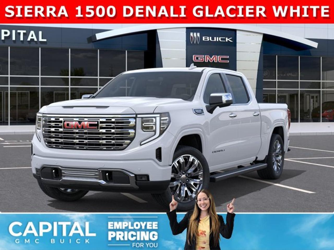 Check out this 2026 Sierra 1500 Crew Cab Denali with the RESERVE PACKAGE. Equipped with a ton of options like Heated and Cooled Seats, POWER SUNROOF, Heated Steering, Body Color Arch Moldings, 360 CAM, Rear Streaming Camera Mirror, Heads-up Display, 22 Inch Wheels, Heated Rear Seats, Massive Touchscreen, Power Assist Steps, and so much more... CALL NOWAsk for the Internet Department for more information or book your test drive today!AMVIC Licensed Dealer - Licence Number B1044900
