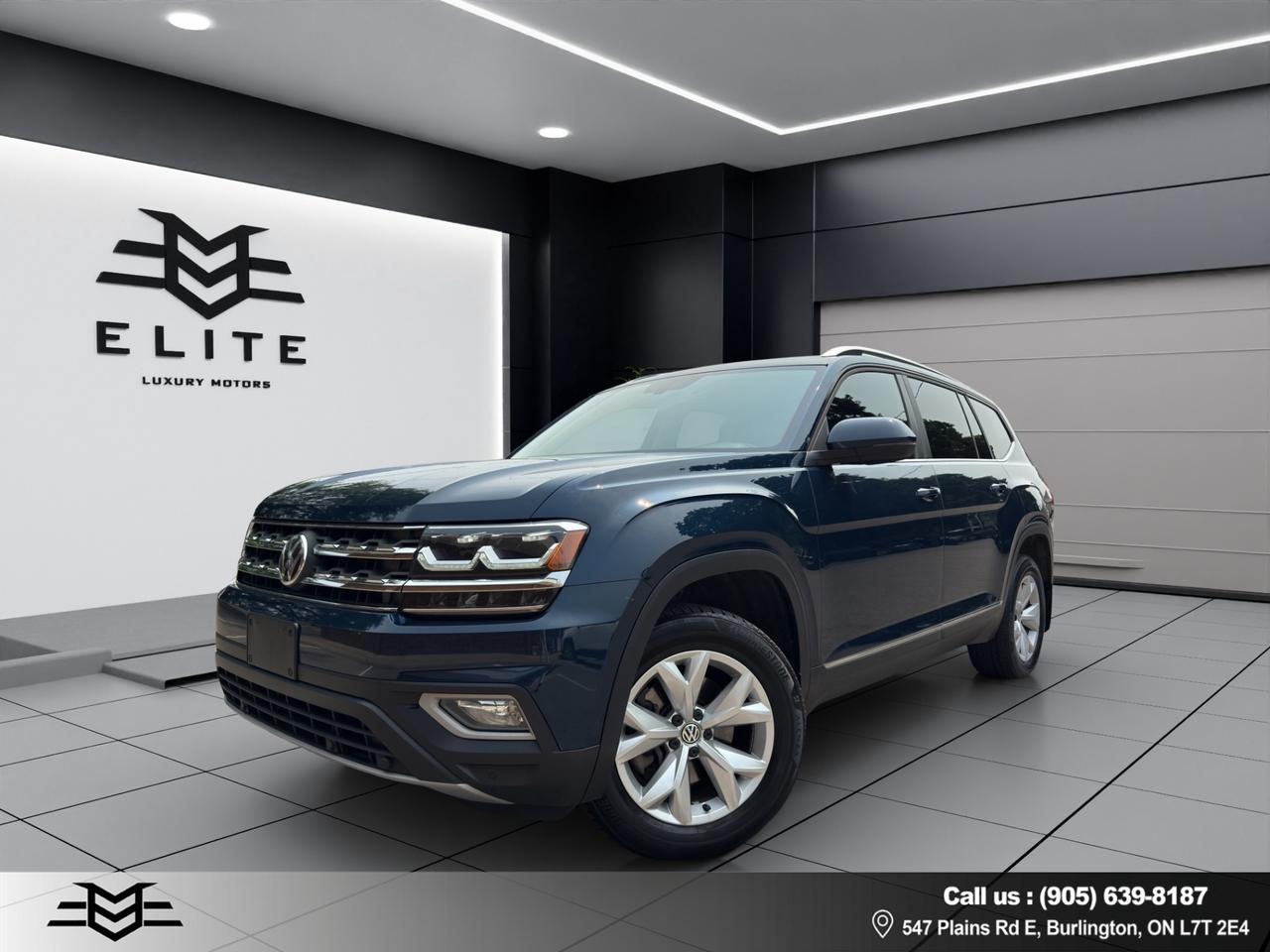 2018 Volkswagen Atlas 3.6L HIGHLINE PKG - Navigation System - Blind Spot Monitor !!! Photo