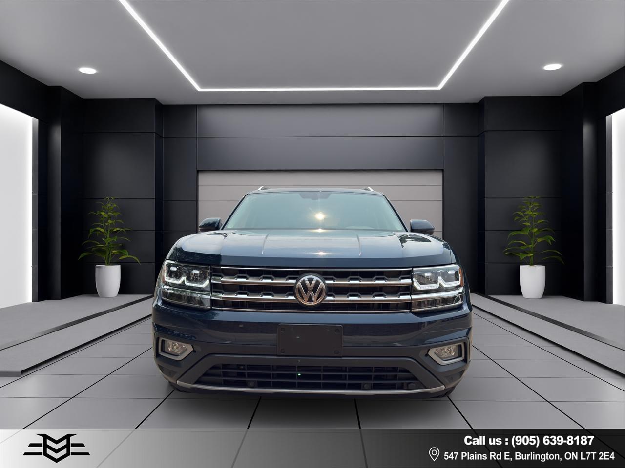 2018 Volkswagen Atlas 3.6L HIGHLINE PKG - Navigation System - Blind Spot Monitor !!! Photo