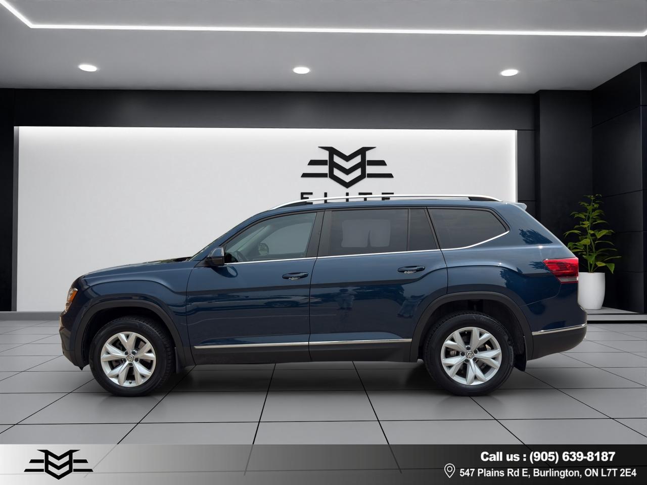 2018 Volkswagen Atlas 3.6L HIGHLINE PKG - Navigation System - Blind Spot Monitor !!! Photo