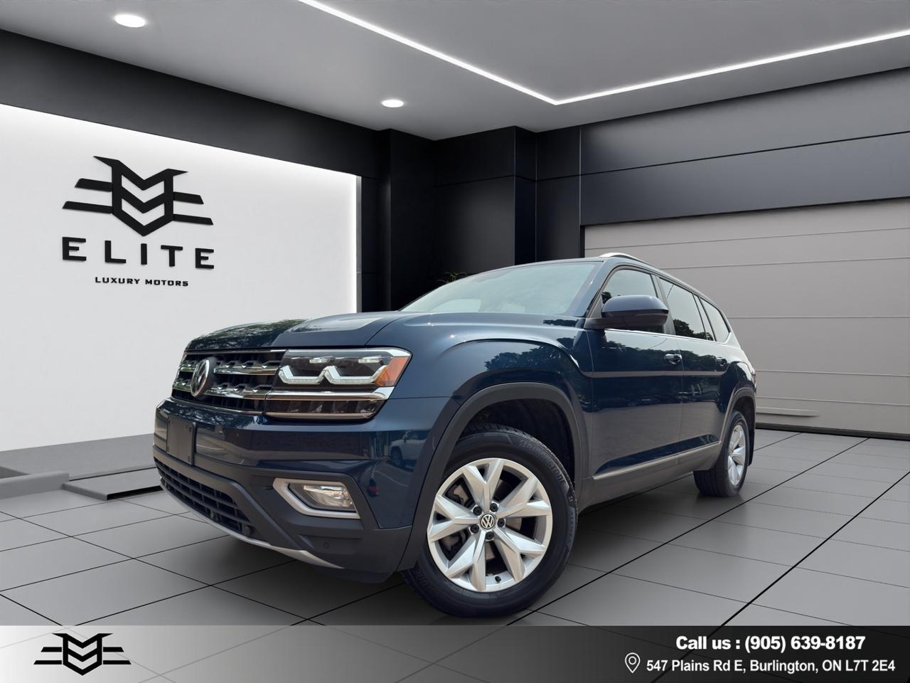 2018 Volkswagen Atlas 3.6L HIGHLINE PKG - Navigation System - Blind Spot Monitor !!! Photo