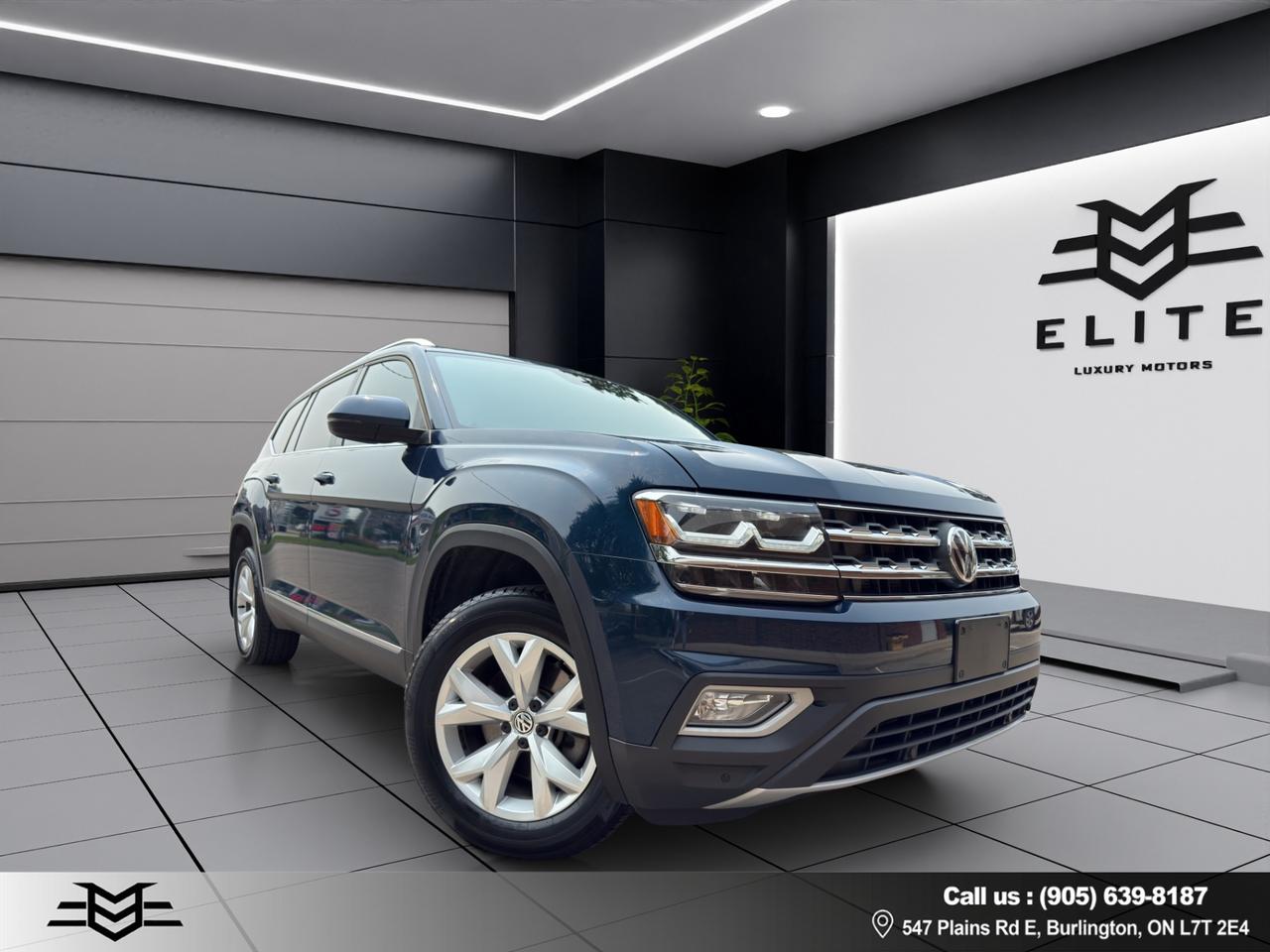 2018 Volkswagen Atlas 3.6L HIGHLINE PKG - Navigation System - Blind Spot Monitor !!! Photo