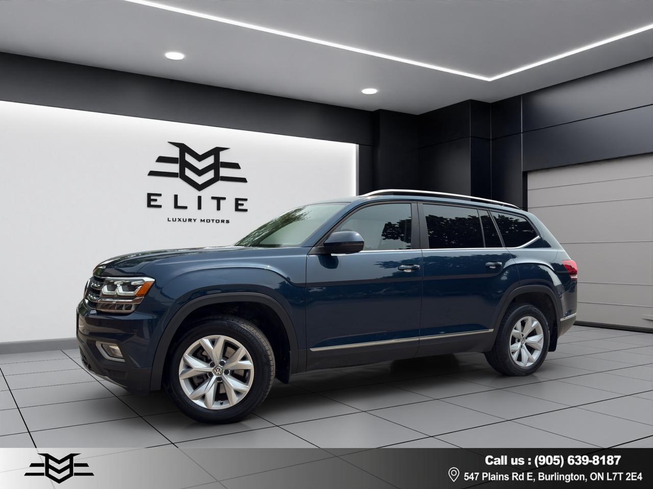 2018 Volkswagen Atlas 3.6L HIGHLINE PKG - Navigation System - Blind Spot Monitor !!! Photo