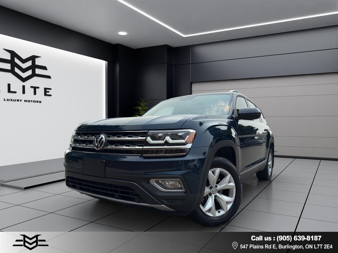 2018 Volkswagen Atlas 3.6L HIGHLINE PKG - Navigation System - Blind Spot Monitor !!! Photo