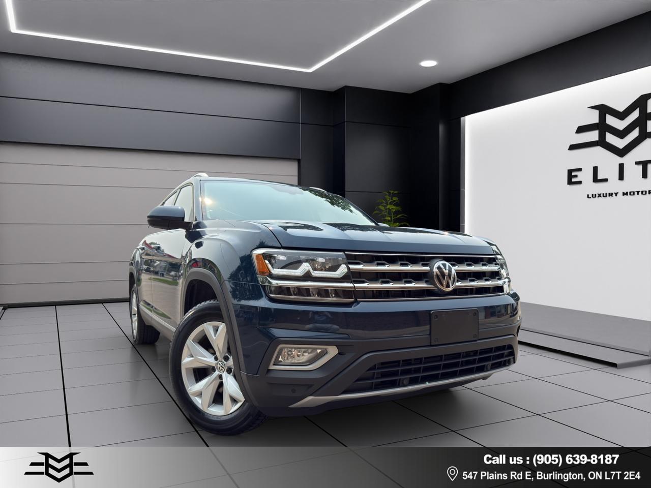 2018 Volkswagen Atlas 3.6L HIGHLINE PKG - Navigation System - Blind Spot Monitor !!! Photo