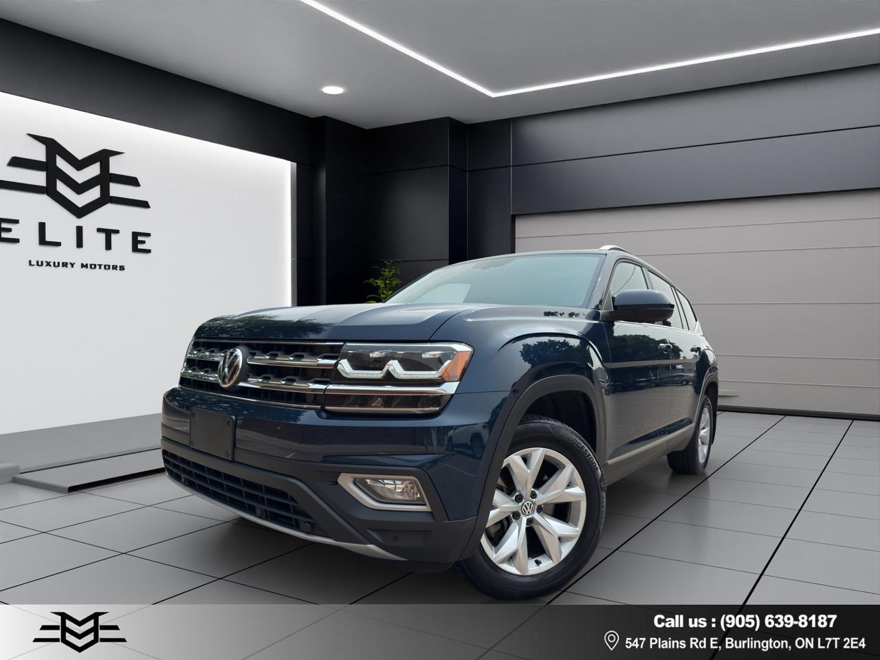 2018 Volkswagen Atlas 3.6L HIGHLINE PKG - Navigation System - Blind Spot Monitor !!! Photo