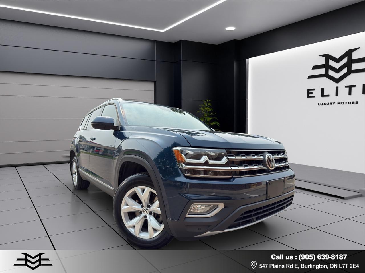 2018 Volkswagen Atlas 3.6L HIGHLINE PKG - Navigation System - Blind Spot Monitor !!! Photo