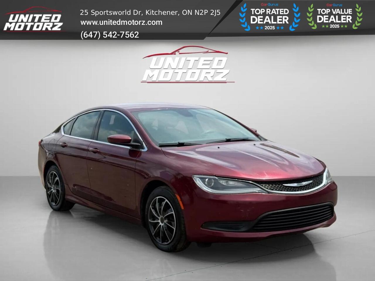 2015 Chrysler 200 LX AUTO FWD 2.4L~SAFETY CERTIFIED~ NO ACCIDENTS~ Photo