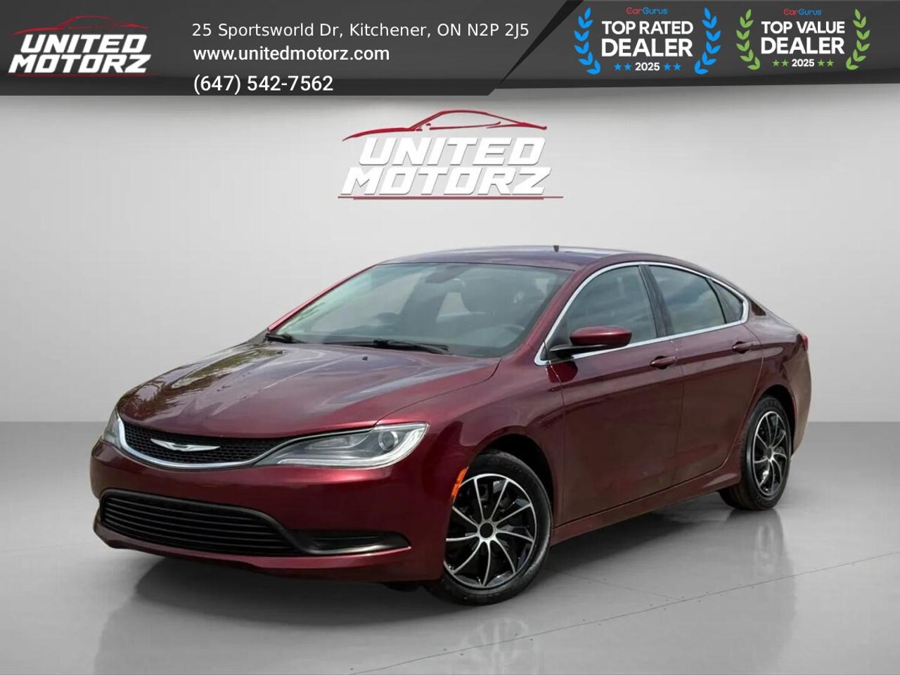 2015 Chrysler 200 LX AUTO FWD 2.4L~SAFETY CERTIFIED~ NO ACCIDENTS~ Photo