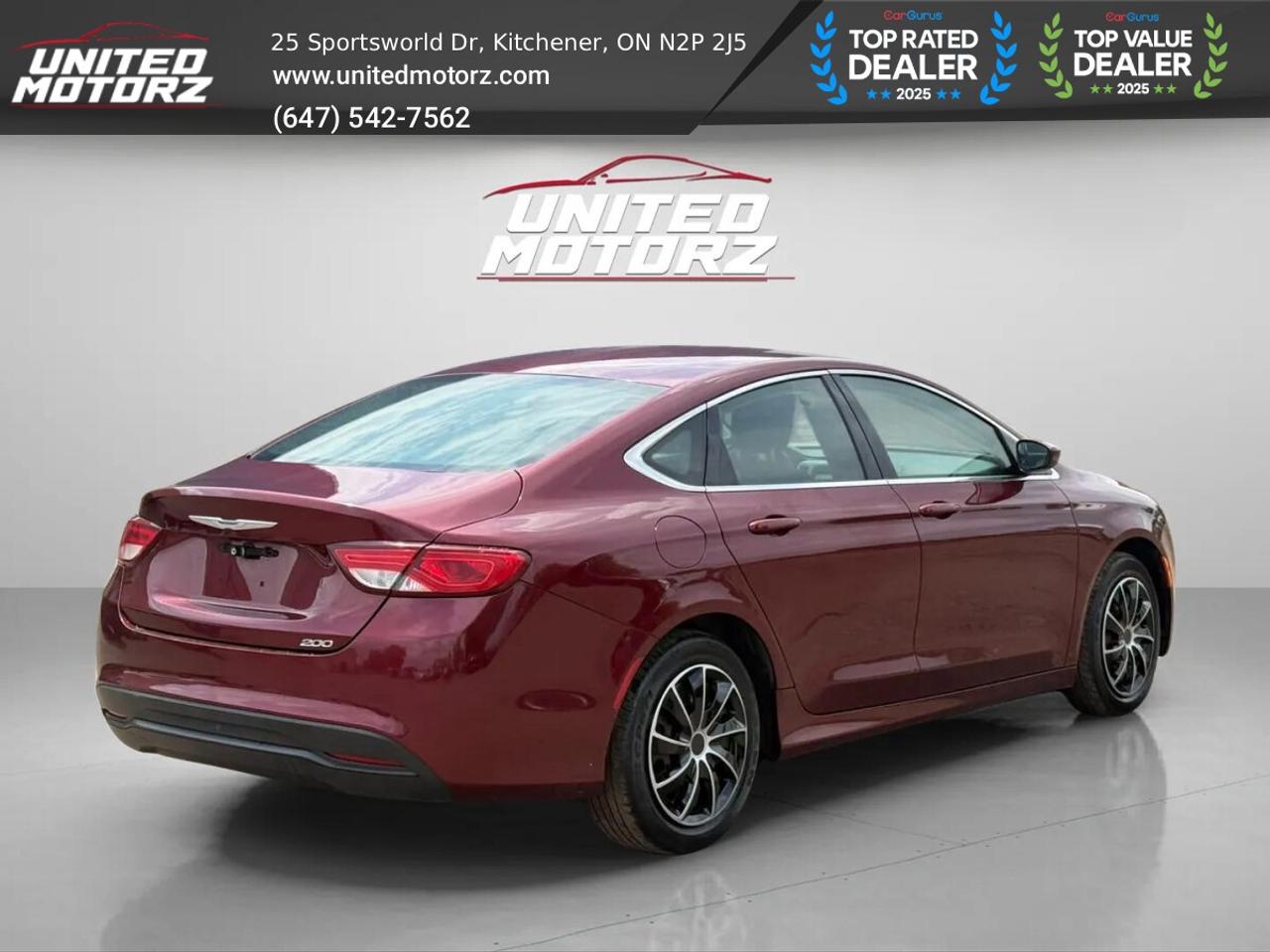 2015 Chrysler 200 LX AUTO FWD 2.4L~SAFETY CERTIFIED~ NO ACCIDENTS~ Photo