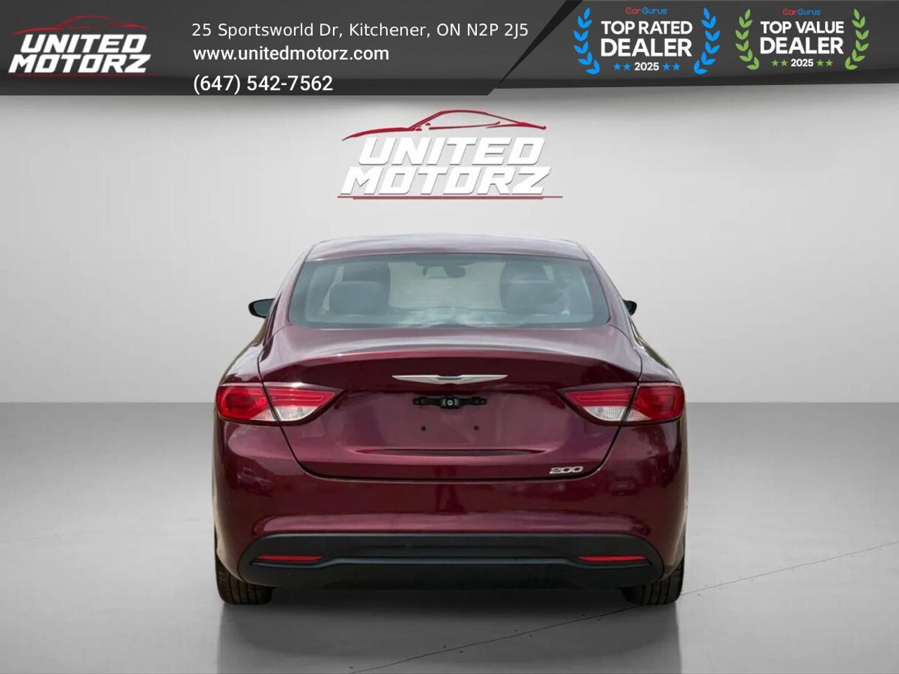 2015 Chrysler 200 LX AUTO FWD 2.4L~SAFETY CERTIFIED~ NO ACCIDENTS~ Photo