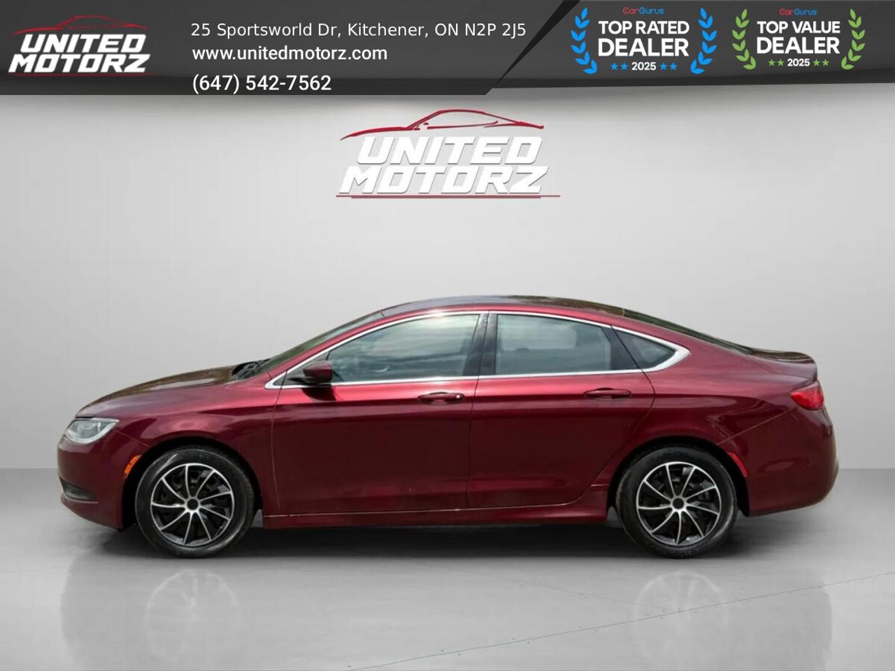 2015 Chrysler 200 LX AUTO FWD 2.4L~SAFETY CERTIFIED~ NO ACCIDENTS~ Photo