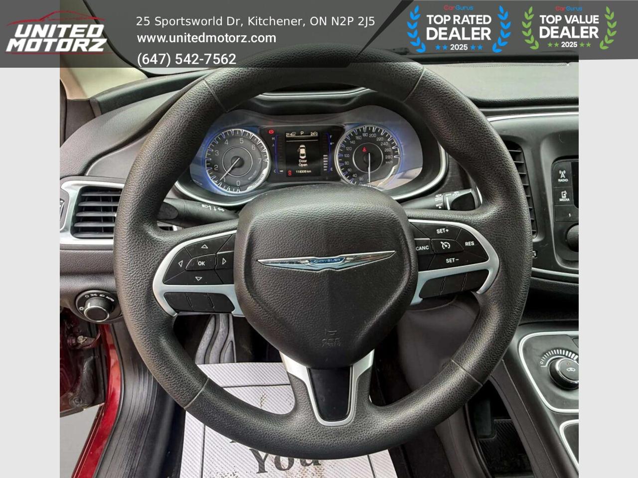 2015 Chrysler 200 LX AUTO FWD 2.4L~SAFETY CERTIFIED~ NO ACCIDENTS~ Photo