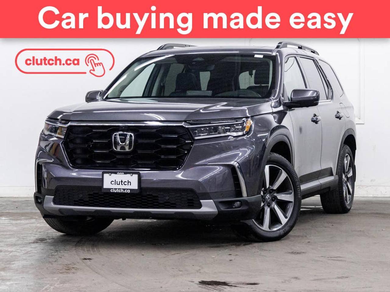 Electric Parking Brake, Brake Assist, Power Tailgate/Hatch and more!<br> <br>Clutch is the largest online used car retailer in Canada, delivering a seamless, hassle-free car-buying experience to drivers everywhere. Shop thousands of used cars online, get the right one delivered to your door, and enjoy peace of mind with our 10-Day Money-Back Guarantee. How sweet is that? To learn more, visit clutch.ca.<br> <br>The top features for this car include:<br> <br>Auto Stop/Start<br>Electric Parking Brake<br>Brake Assist<br>Power Tailgate/Hatch<br>Auto Dimming Rearview Mirror<br>Front Heated Seats<br>Ventilated Front Seats<br>Power Lumbar Support<br>Folding Rear Seats<br>Rear Heated Seats<br>Manual Fold-Into-Floor Third Row Seat<br>Synthetic Leather Seats<br>Driver Seat Memory System<br>Climate Control<br>Dual Zone Front Climate Control<br>Rear Climate Control<br>Rear Climate Vents<br>Premium Sound System<br>Speed-Sensitive Volume<br>Bluetooth Music<br>Touchscreen Display<br>GPS Navigation<br>Cruise Control<br>Adaptive Cruise Control<br>Integrated Garage Door Opener<br>12V Outlet<br>Hands Free Device Connectivity<br>Apple CarPlay<br>Android Auto<br>Wireless Charging<br>USB Input<br>Keyless Entry<br>Push Button Start<br>Passive Keyless Entry<br>Keyfob Remote Start<br>Heads Up Display<br>Front View Camera<br>Power Folding Exterior Mirrors<br>Rear Seat Reminder<br>Lane Departure Warning<br>Active Lane Keep Assistance<br>Blindspot Sensors<br>Forward Collision Mitigation<br>Rear Collision Warning<br>Rear Cross Traffic Alert<br>Pedestrian Detection<br>Heated Steering Wheel<br>One-Touch Windows<br>Rain Sensing Wipers<br>Rear Window Defroster<br>Hill Assistance<br>Automatic High Beams<br>Rear View Camera<br>Parking Sensors<br>Rear Parking Sensors<br>Power Driver Seat<br>Power Passenger Seat<br>360 Camera<br>Ambient Lighting<br>App Remote Start<br> <br>Seamless home delivery - Delivery to your door in a matter of days. Available on select packages.<br> <br>Try it out for 10 days - If you do not like it, we will take it back. <br> <br>Quality assured - All cars go through our rigorous 210-point inspection and reconditioning process.<br> <br>Peace of mind - Warranty and protection plans available.<br> <br>Haggle-free - No haggling or hard sells.<br> <br>100% Transparency - Full inspection reports on every car, including high-res photography and a free Carfax report.<br> <br>Listed price is for cash purchase only and does not include taxes, Shipping Fees (if applicable), Delivery Fees (if applicable), government licensing fees.<br> <br>Previous Provincial Registrations:<br>Ontario<br> <br>Stock # 117724