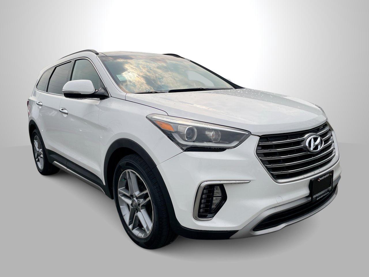 <em>2018 Hyundai Santa Fe Limited&nbsp;</em>

<em>.</em>

<em>The 2018 Hyundai Santa Fe Limited combines spacious comfort, strong performance, and premium features in a versatile SUV. With leather seating, heated and ventilated front seats, a panoramic sunroof, navigation, and advanced safety technology, it offers a refined and comfortable driving experience. With generous cargo space and seating for up to seven, the Santa Fe Limited is an excellent choice for families and everyday adventures.</em>

<em>.</em>

<strong>Best Price First! </strong>

<strong>.</strong>

<strong>At Destination Mazda, we believe in transparency and simplicity when it comes to buying a used vehicle.</strong>

<strong>.</strong>

<strong>No Haggling, No Guesswork! </strong>

<strong>.</strong>

<strong>Say goodbye to the stress of negotiations. Our absolute best price is prominently displayed on every used vehicle, eliminating the need for haggling. Weve done the market research for you, setting our prices based on the current market & condition of the vehicle, ensuring you get the most competitive deal possible.</strong>

<strong>.</strong>

<strong>Why Choose Destination Mazda</strong>

<strong>1. Best Price First</strong>

<strong>2. No Hidden Fees ($895 Doc Fee)</strong>

<strong>3. Market Pricing Analysis for Transparency</strong>

<strong>4. Up to 153-Point Safety Inspection</strong>



<strong>Discover the Difference at Destination Mazda</strong>

<strong>1595 Boundary Road, Vancouver BC</strong>

<strong>604-294-4299</strong>

<strong>VSA#: 31160</strong>