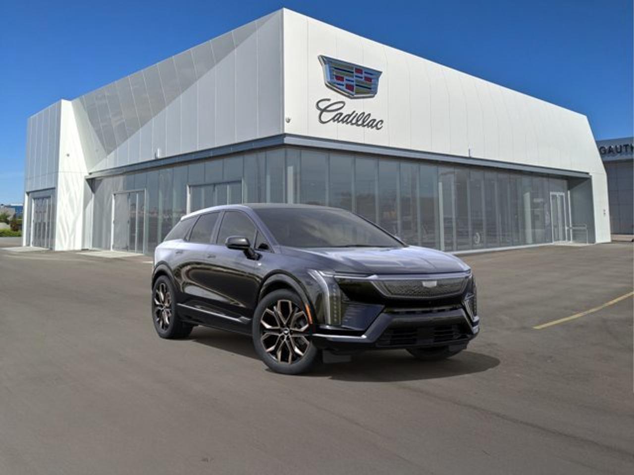 The 2027 Cadillac OPTIQ Premium Sport delivers a refined all-electric luxury SUV experience with bold styling, responsive dual-motor all-wheel drive, and impressive everyday versatility. Its range of 482 km on a full charge will impress. Its sleek exterior is complemented by a premium cabin featuring advanced technology, including a large curved LED display with Google built-in, wireless Apple CarPlay and Android Auto compatibility, and a premium audio system for an immersive driving experience. Designed with comfort in mind, the OPTIQ Sport offers spacious seating, high-quality materials, and a generous cargo area, making it ideal for both daily commutes and weekend getaways. Advanced driver assistance features, including Cadillacs latest safety technologies including head-up display and Super Cruise hands-free driving capability, help provide confidence and convenience on the road. Combining luxury, innovative EV performance, and cutting-edge technology, the 2027 Cadillac OPTIQ Sport is an outstanding choice for drivers seeking a premium electric SUV.