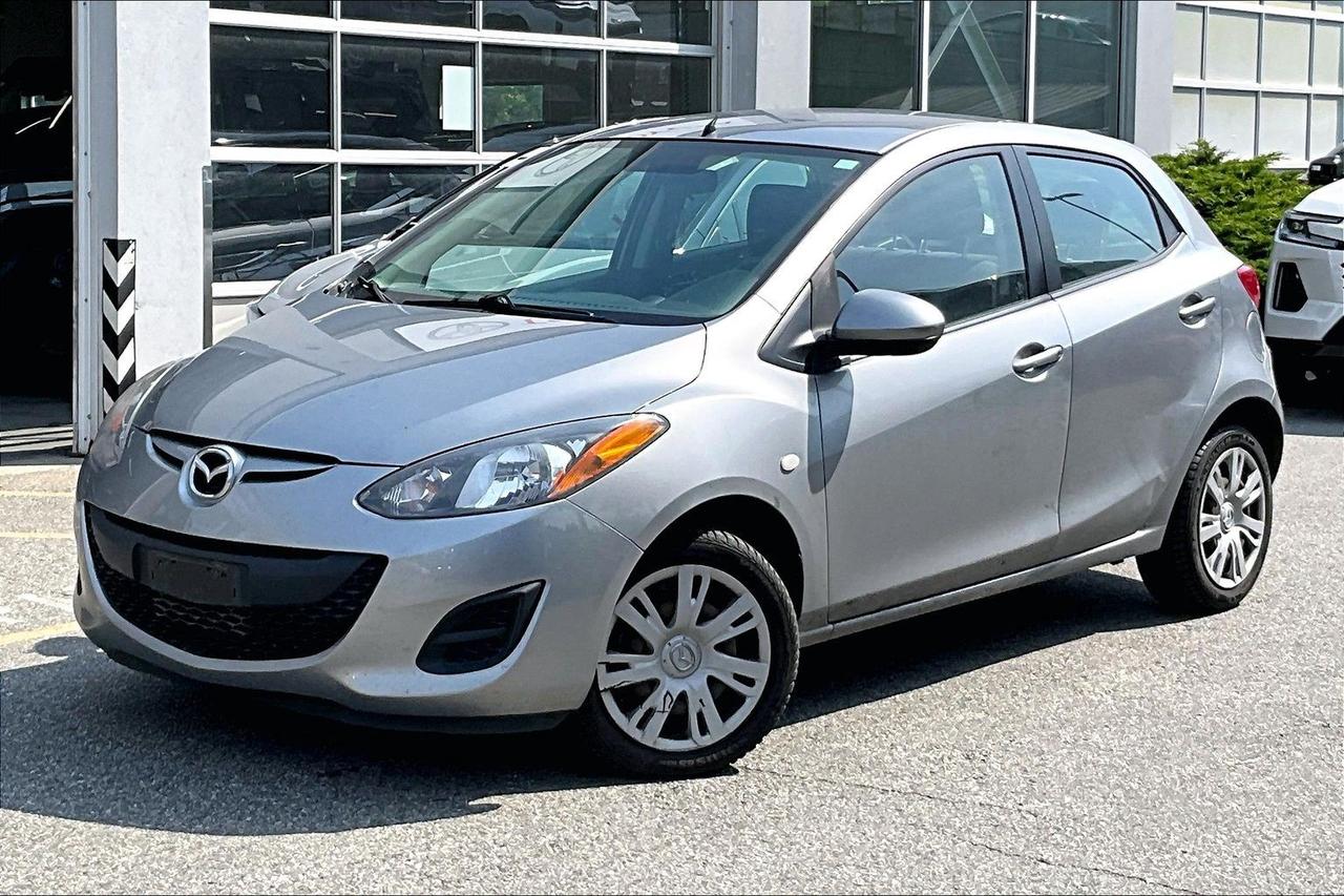 2012 Mazda2 GX &ndash; Compact, Fuel-Efficient, and Fun to Drive! Looking for an affordable and reliable hatchback? This 2012 Mazda2 GX is the perfect combination of practicality, efficiency, and Mazdas signature fun-to-drive performance. Ideal for first-time drivers, students, commuters, or anyone looking to save on fuel, the Mazda2 delivers dependable transportation with surprising versatility. Powered by a fuel-efficient 1.5L 4-cylinder engine, the Mazda2 offers nimble handling, easy maneuverability, and excellent fuel economy, making it a great choice for navigating city streets or weekend road trips. Its compact size makes parking effortless, while the versatile hatchback design provides flexible cargo space for groceries, luggage, or everyday essentials. Inside, youll find a comfortable cabin with air conditioning, power accessories, an AM/FM/CD audio system, and seating for up to five passengers. With its reputation for reliability and low ownership costs, the Mazda2 continues to be a smart value in the compact hatchback segment. This 2012 Mazda2 GX has been professionally inspected by our factory-trained technicians and is ready for its next adventure. Visit OpenRoad Mazda Port Moody today to see it in person and take it for a test drive. We offer competitive financing options, accept all trade-ins, and are dedicated to providing an exceptional, hassle-free vehicle buying experience. OpenRoad Mazda Port Moody &ndash; Quality Pre-Owned Vehicles, Exceptional Customer Service.
