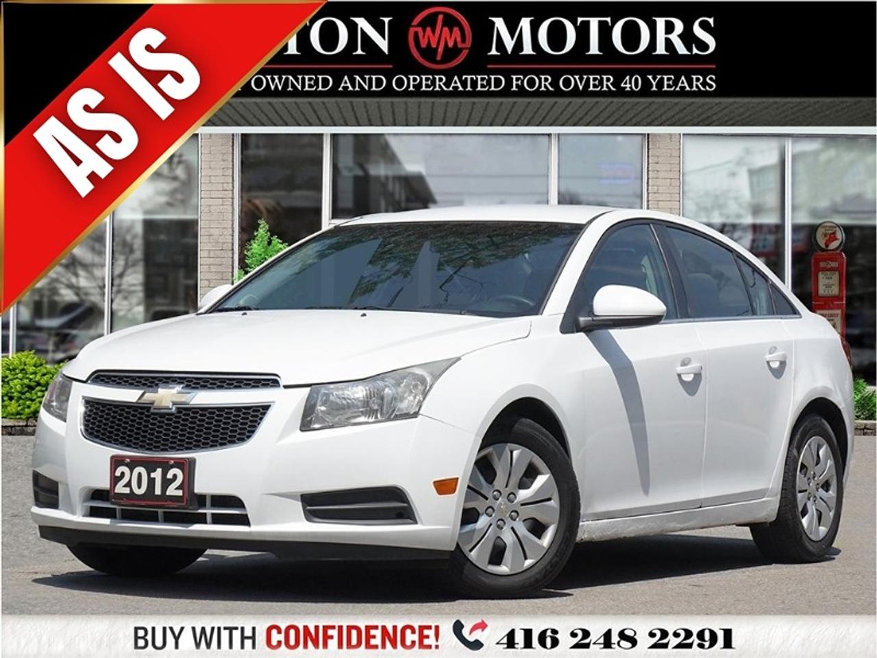 2012 Chevrolet Cruze LT Turbo w/1SA*AS-IS