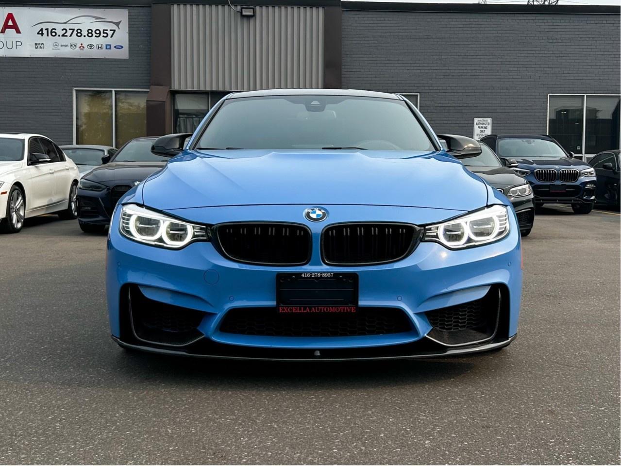 2015 BMW M3 Full Carbon Pckg / Yas Marina Blue / Extended Leather Photo1