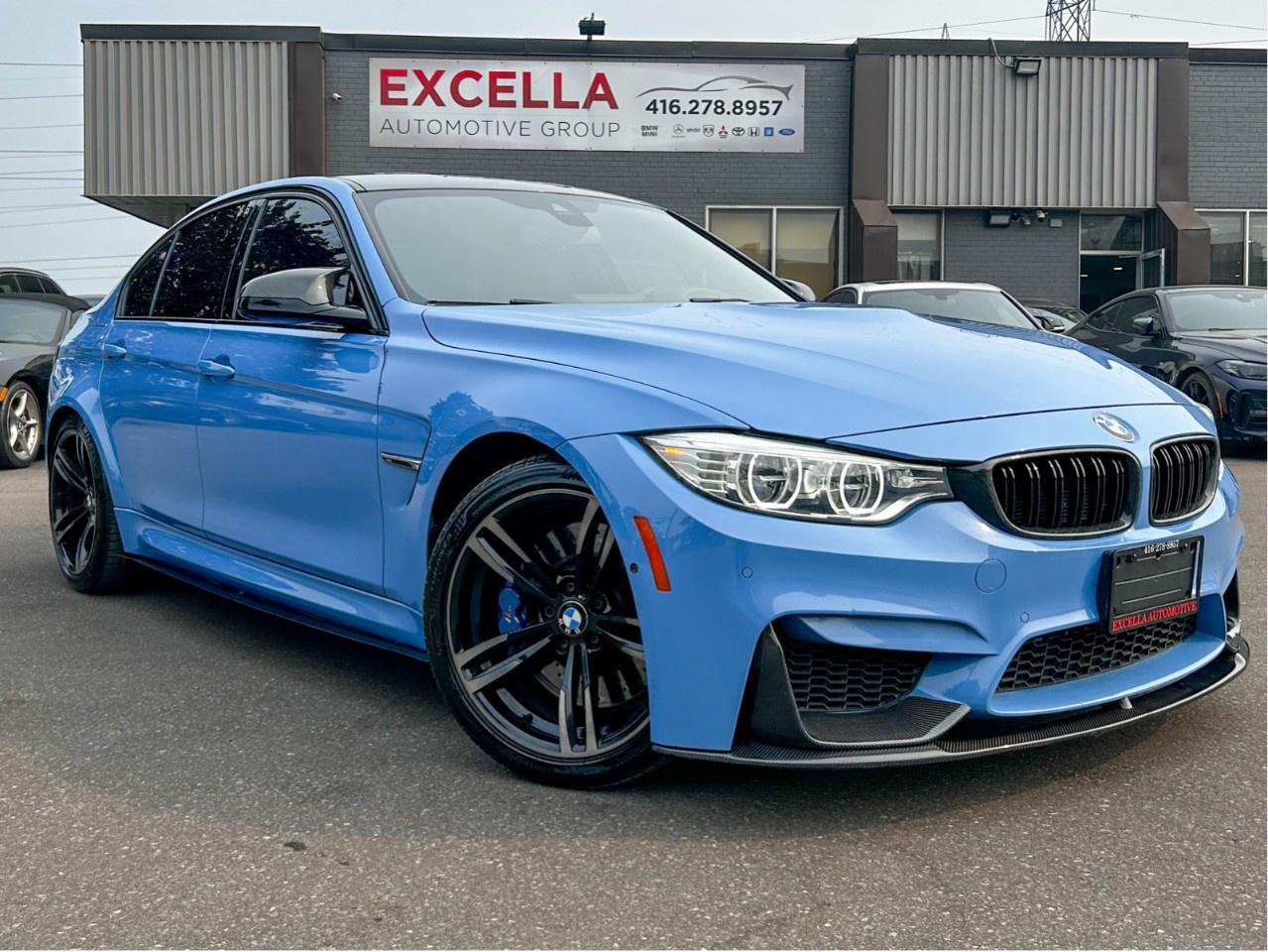 2015 BMW M3 Full Carbon Pckg / Yas Marina Blue / Extended Leather Photo