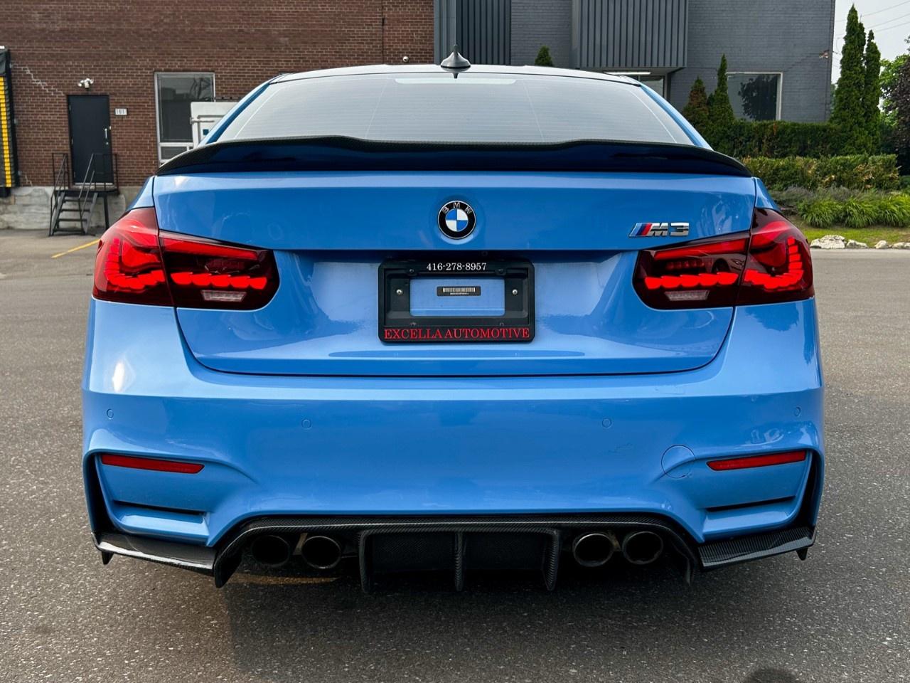 2015 BMW M3 Full Carbon Pckg / Yas Marina Blue / Extended Leather Photo