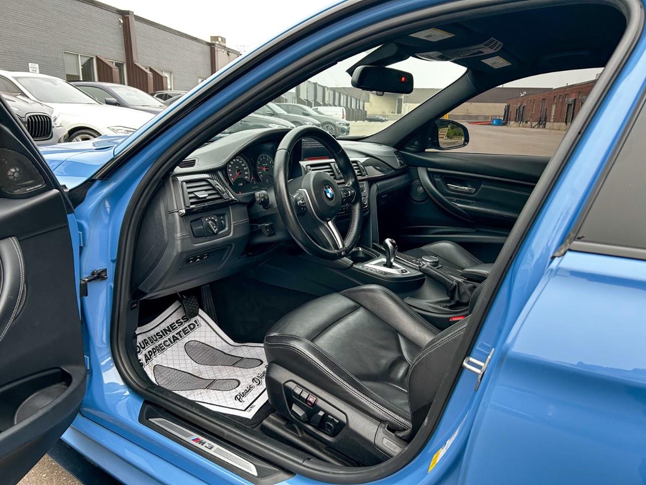 2015 BMW M3 Full Carbon Pckg / Yas Marina Blue / Extended Leather Photo