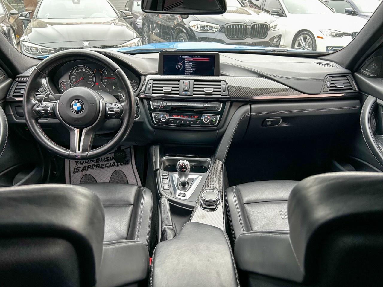 2015 BMW M3 Full Carbon Pckg / Yas Marina Blue / Extended Leather Photo