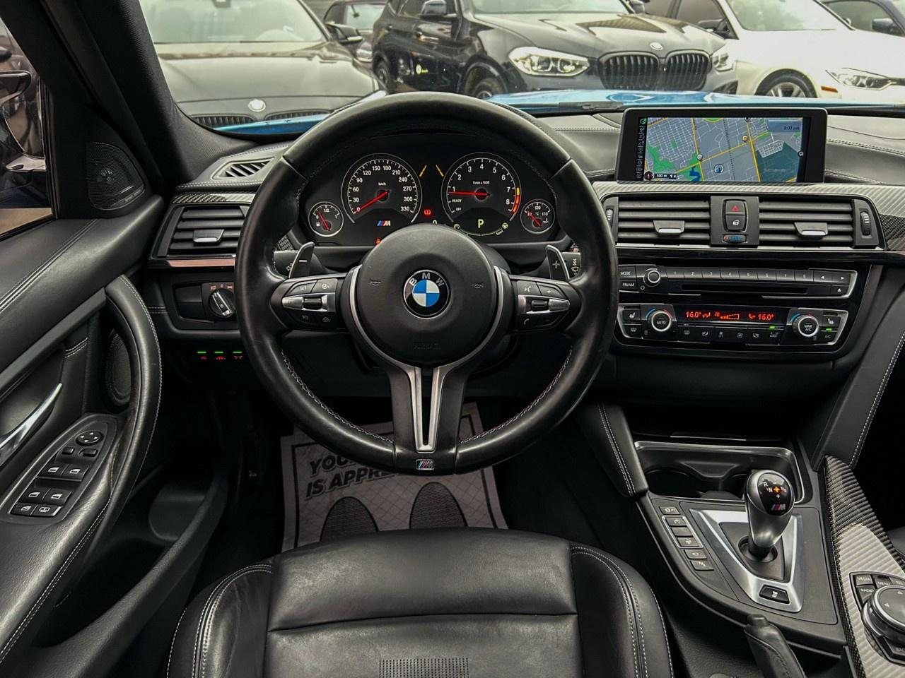 2015 BMW M3 Full Carbon Pckg / Yas Marina Blue / Extended Leather Photo