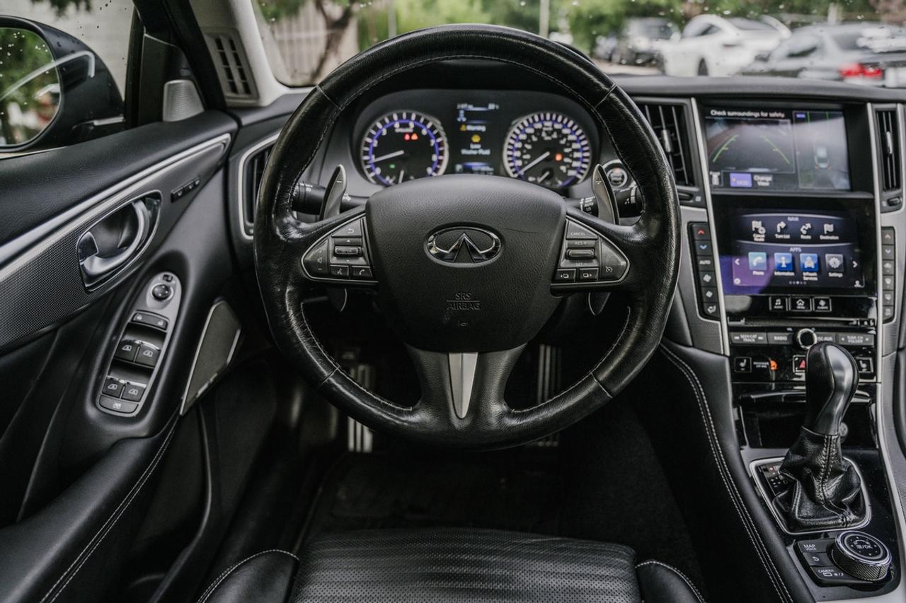 2017 Infiniti Q50 Red Sport 400 - NO ACCIDENTS CLEAN CARFAX Photo