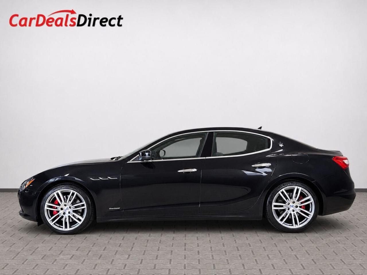 2018 Maserati Ghibli GranSport S Q4 AWD   Nero Gloss on Rosso Red Contr Photo