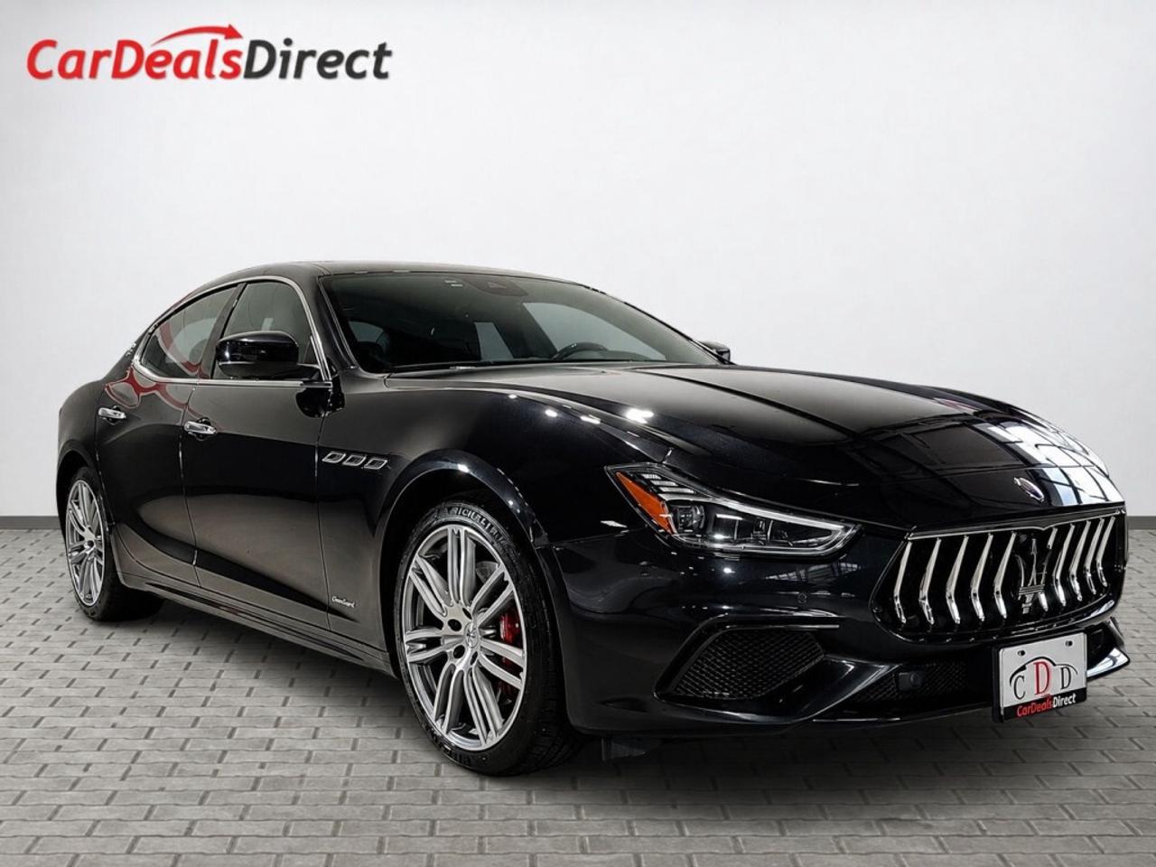 2018 Maserati Ghibli GranSport S Q4 AWD   Nero Gloss on Rosso Red Contr Photo